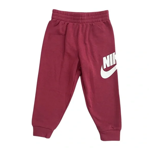 Nike Sweet Beet Logo Hooded Sweatshirt And Jogger Pants 2PC Set Girls 4T NWT - Picture 3 of 5